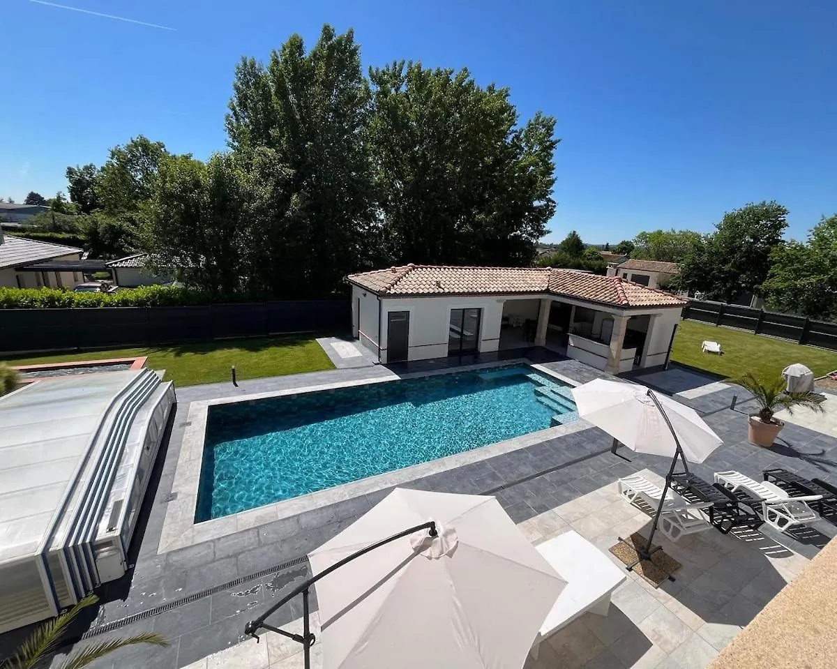 Apartmán Chambre Cosy Cadre Idyllique Option Spa, Sauna , Piscine Castelsarrasin
